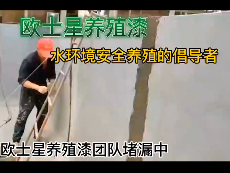 養殖場遇到漏水情況不要怕，找廈門歐士星。我們提供專業的堵漏服務，開槽，填充防開裂材料，刷底漆固化水泥面。堵漏后再刷養殖漆，可給您的養殖場一個美美噠的養殖池，給魚蝦一個安全的養殖水環境，養殖更順利！